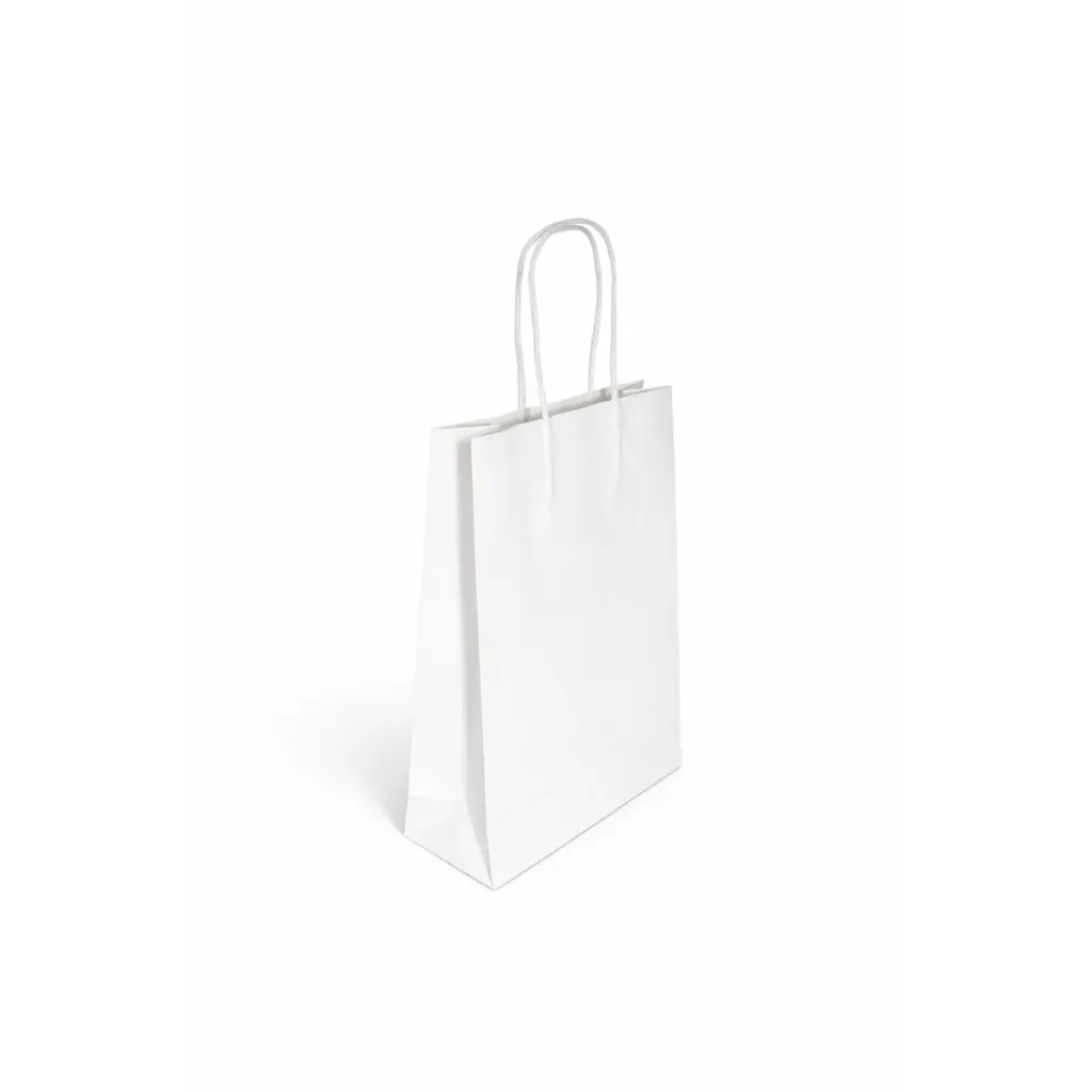 Kraft Paper Bag Extra Small – 160W × 255H × 60mm Gusset B8020.WH