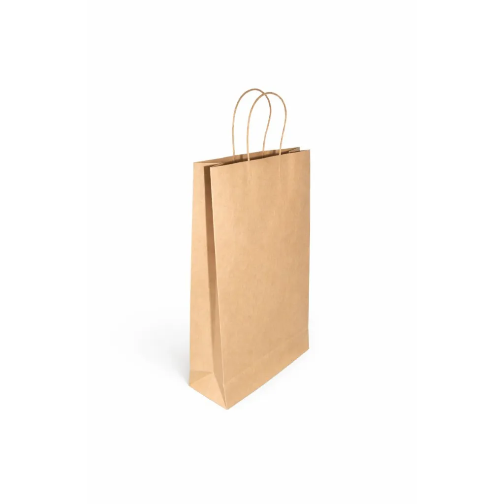 Kraft Paper Bag Medium – 340 W x 480 H x 90 mm Gusset B8022.BN