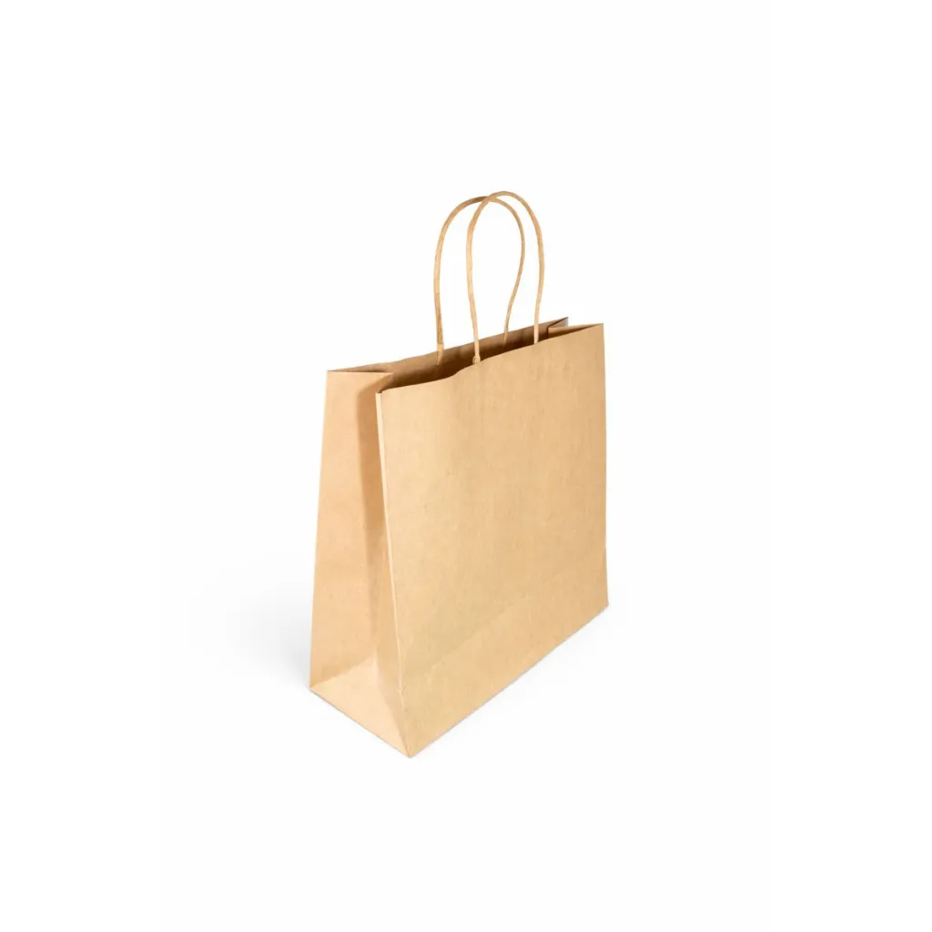 Kraft Paper Bag Extra Small – 350 W x 260 H x 110 mm Gusset B8025.BN 