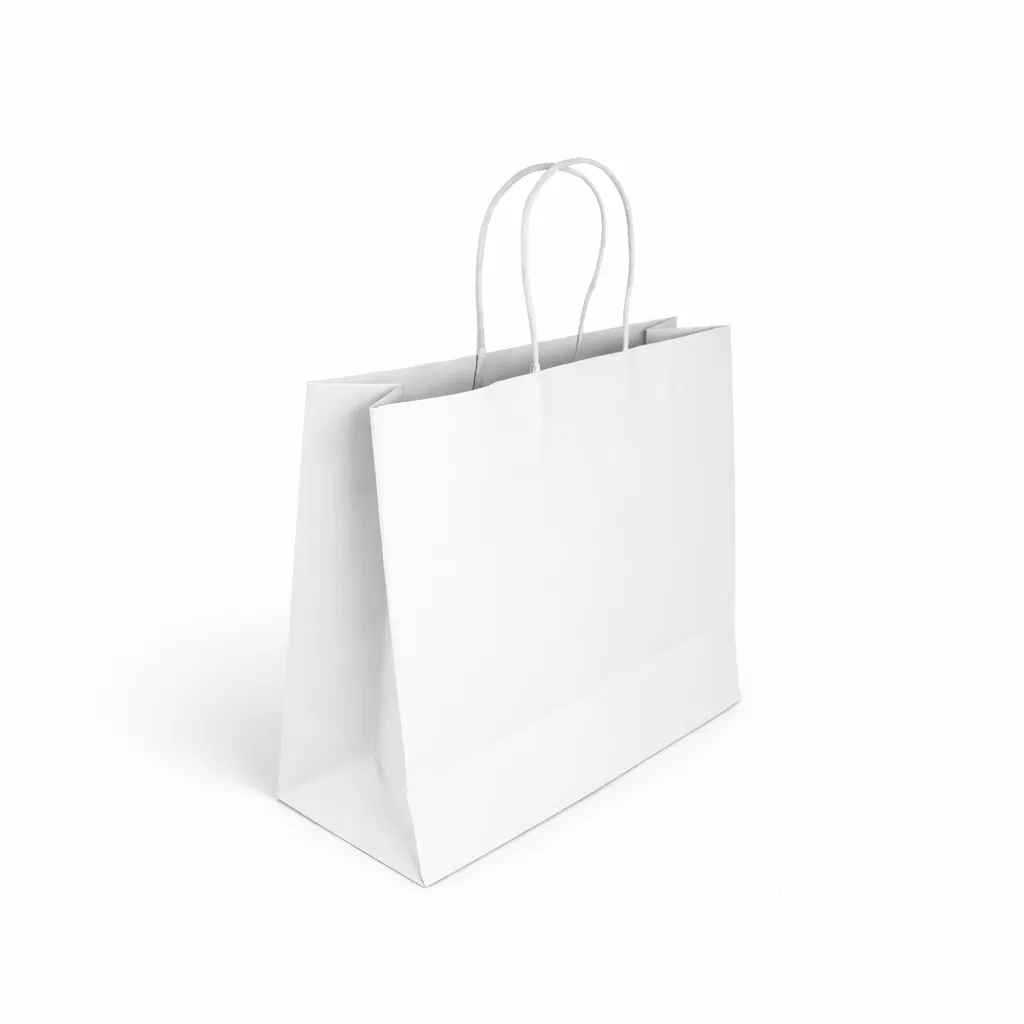 Kraft Paper Bag Extra Small – 350 W x 260 H x 110 mm Gusset B8025.WH